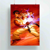 Onyourcases Ryu Street Fighter Great Custom Poster Silk Poster Wall Decor Home Art Decoration Wall Art Satin Silky Decorative Wallpaper Personalized Wall Hanging 20x14 Inch 24x35 Inch Poster