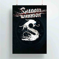 Onyourcases Shadow Warrior 2 Custom Poster Silk Poster Wall Decor Home Art Decoration Wall Art Satin Silky Decorative Wallpaper Personalized Wall Hanging 20x14 Inch 24x35 Inch Poster