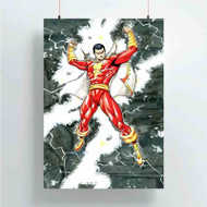 Onyourcases Shazam DC Comics Great Custom Poster Silk Poster Wall Decor Home Art Decoration Wall Art Satin Silky Decorative Wallpaper Personalized Wall Hanging 20x14 Inch 24x35 Inch Poster