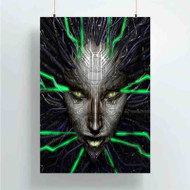Onyourcases Shodan System Shock Custom Poster Silk Poster Wall Decor Home Art Decoration Wall Art Satin Silky Decorative Wallpaper Personalized Wall Hanging 20x14 Inch 24x35 Inch Poster