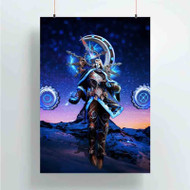 Onyourcases Smite Chronos Custom Poster Silk Poster Wall Decor Home Art Decoration Wall Art Satin Silky Decorative Wallpaper Personalized Wall Hanging 20x14 Inch 24x35 Inch Poster