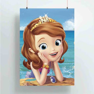 Onyourcases Sofia The First And The Floating Palace Disney Custom Poster Silk Poster Wall Decor Home Art Decoration Wall Art Satin Silky Decorative Wallpaper Personalized Wall Hanging 20x14 Inch 24x35 Inch Poster