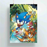 Onyourcases Sonic Boom Custom Poster Silk Poster Wall Decor Home Art Decoration Wall Art Satin Silky Decorative Wallpaper Personalized Wall Hanging 20x14 Inch 24x35 Inch Poster