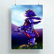 Onyourcases Sora Kingdom Hearts New Custom Poster Silk Poster Wall Decor Home Art Decoration Wall Art Satin Silky Decorative Wallpaper Personalized Wall Hanging 20x14 Inch 24x35 Inch Poster