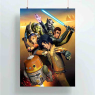 Onyourcases Star Wars Rebels Great Custom Poster Silk Poster Wall Decor Home Art Decoration Wall Art Satin Silky Decorative Wallpaper Personalized Wall Hanging 20x14 Inch 24x35 Inch Poster