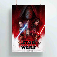 Onyourcases Star Wars The Last Jedi Art Custom Poster Silk Poster Wall Decor Home Art Decoration Wall Art Satin Silky Decorative Wallpaper Personalized Wall Hanging 20x14 Inch 24x35 Inch Poster