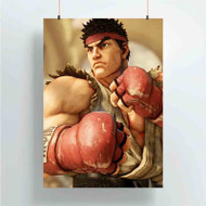 Onyourcases Street Fighter 5 Ryu Great Custom Poster Silk Poster Wall Decor Home Art Decoration Wall Art Satin Silky Decorative Wallpaper Personalized Wall Hanging 20x14 Inch 24x35 Inch Poster