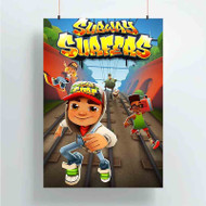 Onyourcases Subway Surfers Custom Poster Silk Poster Wall Decor Home Art Decoration Wall Art Satin Silky Decorative Wallpaper Personalized Wall Hanging 20x14 Inch 24x35 Inch Poster