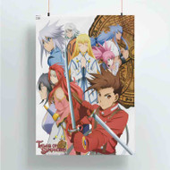 Onyourcases Tales of Symphonia Custom Poster Silk Poster Wall Decor Home Art Decoration Wall Art Satin Silky Decorative Wallpaper Personalized Wall Hanging 20x14 Inch 24x35 Inch Poster