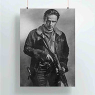 Onyourcases The Walking Dead Season 6 Rick Grimes Custom Poster Silk Poster Wall Decor Home Art Decoration Wall Art Satin Silky Decorative Wallpaper Personalized Wall Hanging 20x14 Inch 24x35 Inch Poster