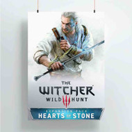 Onyourcases The Witcher 3 Wild Hunt Hearts of Stone Custom Poster Silk Poster Wall Decor Home Art Decoration Wall Art Satin Silky Decorative Wallpaper Personalized Wall Hanging 20x14 Inch 24x35 Inch Poster