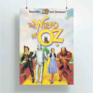 Onyourcases The Wizard of Oz Great Custom Poster Silk Poster Wall Decor Home Art Decoration Wall Art Satin Silky Decorative Wallpaper Personalized Wall Hanging 20x14 Inch 24x35 Inch Poster