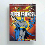 Onyourcases The World s Greatest Super Friends Custom Poster Silk Poster Wall Decor Home Art Decoration Wall Art Satin Silky Decorative Wallpaper Personalized Wall Hanging 20x14 Inch 24x35 Inch Poster