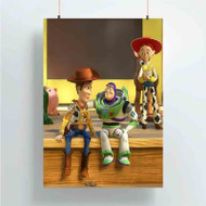 Onyourcases Toy Story Buzz and Woody Friendship Custom Poster Silk Poster Wall Decor Home Art Decoration Wall Art Satin Silky Decorative Wallpaper Personalized Wall Hanging 20x14 Inch 24x35 Inch Poster