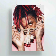 Onyourcases Trippie Redd Great Custom Poster Silk Poster Wall Decor Home Art Decoration Wall Art Satin Silky Decorative Wallpaper Personalized Wall Hanging 20x14 Inch 24x35 Inch Poster