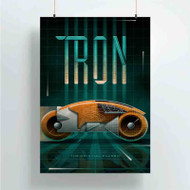 Onyourcases Tron The Original Classic Custom Poster Silk Poster Wall Decor Home Art Decoration Wall Art Satin Silky Decorative Wallpaper Personalized Wall Hanging 20x14 Inch 24x35 Inch Poster