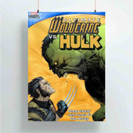 Onyourcases Ultimate Wolverine Vs Hulk Custom Poster Silk Poster Wall Decor Home Art Decoration Wall Art Satin Silky Decorative Wallpaper Personalized Wall Hanging 20x14 Inch 24x35 Inch Poster