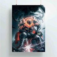 Onyourcases Ultron Marvel Custom Poster Silk Poster Wall Decor Home Art Decoration Wall Art Satin Silky Decorative Wallpaper Personalized Wall Hanging 20x14 Inch 24x35 Inch Poster