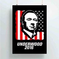 Onyourcases Underwood 2016 Custom Poster Silk Poster Wall Decor Home Art Decoration Wall Art Satin Silky Decorative Wallpaper Personalized Wall Hanging 20x14 Inch 24x35 Inch Poster