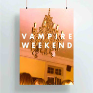 Onyourcases Vampire Weeekend Custom Poster Silk Poster Wall Decor Home Art Decoration Wall Art Satin Silky Decorative Wallpaper Personalized Wall Hanging 20x14 Inch 24x35 Inch Poster