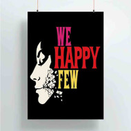 Onyourcases We Happy Few Custom Poster Silk Poster Wall Decor Home Art Decoration Wall Art Satin Silky Decorative Wallpaper Personalized Wall Hanging 20x14 Inch 24x35 Inch Poster