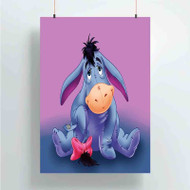 Onyourcases Winnie the pooh Eeyore Disney Custom Poster Silk Poster Wall Decor Home Art Decoration Wall Art Satin Silky Decorative Wallpaper Personalized Wall Hanging 20x14 Inch 24x35 Inch Poster
