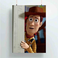 Onyourcases Woody Toy Story Disney Custom Poster Silk Poster Wall Decor Home Art Decoration Wall Art Satin Silky Decorative Wallpaper Personalized Wall Hanging 20x14 Inch 24x35 Inch Poster