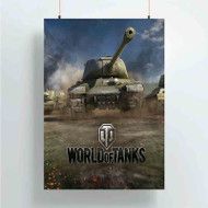 Onyourcases World of Tanks Custom Poster Silk Poster Wall Decor Home Art Decoration Wall Art Satin Silky Decorative Wallpaper Personalized Wall Hanging 20x14 Inch 24x35 Inch Poster