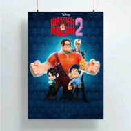 Onyourcases Wreck It Ralph 2 Disney Custom Poster Silk Poster Wall Decor Home Art Decoration Wall Art Satin Silky Decorative Wallpaper Personalized Wall Hanging 20x14 Inch 24x35 Inch Poster