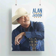 Onyourcases Alan Jackson Tour 2020 Custom Poster Silk Poster Wall Decor Best Home Decoration Wall Art Satin Silky Decorative Wallpaper Personalized Wall Hanging 20x14 Inch 24x35 Inch Poster