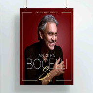 Onyourcases Andrea Bocelli Si Forever The Diamond Edition Custom Poster Silk Poster Wall Decor Best Home Decoration Wall Art Satin Silky Decorative Wallpaper Personalized Wall Hanging 20x14 Inch 24x35 Inch Poster