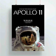 Onyourcases APOLLO 11 Trending Custom Poster Silk Poster Wall Decor Best Home Decoration Wall Art Satin Silky Decorative Wallpaper Personalized Wall Hanging 20x14 Inch 24x35 Inch Poster