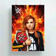Onyourcases Becky Lynch WWE Trending Custom Poster Silk Poster Wall Decor Best Home Decoration Wall Art Satin Silky Decorative Wallpaper Personalized Wall Hanging 20x14 Inch 24x35 Inch Poster