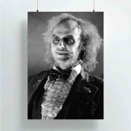 Onyourcases Beetlejuice Custom Poster Silk Poster Wall Decor Best Home Decoration Wall Art Satin Silky Decorative Wallpaper Personalized Wall Hanging 20x14 Inch 24x35 Inch Poster