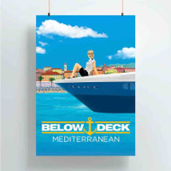 Onyourcases Below Deck Mediterranean Sell Custom Poster Silk Poster Wall Decor Best Home Decoration Wall Art Satin Silky Decorative Wallpaper Personalized Wall Hanging 20x14 Inch 24x35 Inch Poster