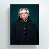 Onyourcases Billie Eilis Trending Custom Poster Silk Poster Wall Decor Best Home Decoration Wall Art Satin Silky Decorative Wallpaper Personalized Wall Hanging 20x14 Inch 24x35 Inch Poster