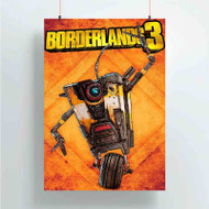 Onyourcases Borderlands 3 Claptrap Custom Poster Silk Poster Wall Decor Best Home Decoration Wall Art Satin Silky Decorative Wallpaper Personalized Wall Hanging 20x14 Inch 24x35 Inch Poster