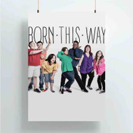 Onyourcases Born This Way Custom Poster Silk Poster Wall Decor Best Home Decoration Wall Art Satin Silky Decorative Wallpaper Personalized Wall Hanging 20x14 Inch 24x35 Inch Poster