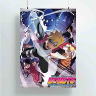 Onyourcases Boruto Naruto Next Generations Custom Poster Silk Poster Wall Decor Best Home Decoration Wall Art Satin Silky Decorative Wallpaper Personalized Wall Hanging 20x14 Inch 24x35 Inch Poster