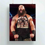 Onyourcases Braun Strowman Custom Poster Silk Poster Wall Decor Best Home Decoration Wall Art Satin Silky Decorative Wallpaper Personalized Wall Hanging 20x14 Inch 24x35 Inch Poster