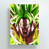 Onyourcases Broly Custom Poster Silk Poster Wall Decor Best Home Decoration Wall Art Satin Silky Decorative Wallpaper Personalized Wall Hanging 20x14 Inch 24x35 Inch Poster