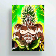 Onyourcases broly dragon ball super Custom Poster Silk Poster Wall Decor Best Home Decoration Wall Art Satin Silky Decorative Wallpaper Personalized Wall Hanging 20x14 Inch 24x35 Inch Poster