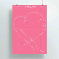 Onyourcases BTS Map Of The Soul PERSONA Custom Poster Silk Poster Wall Decor Best Home Decoration Wall Art Satin Silky Decorative Wallpaper Personalized Wall Hanging 20x14 Inch 24x35 Inch Poster