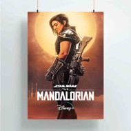 Onyourcases Cara Dune Star Wars The Mandalorian Custom Poster Silk Poster Wall Decor Best Home Decoration Wall Art Satin Silky Decorative Wallpaper Personalized Wall Hanging 20x14 Inch 24x35 Inch Poster