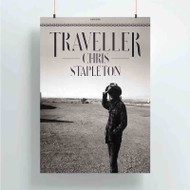 Onyourcases Chris Stapleton Traveller Custom Poster Silk Poster Wall Decor Best Home Decoration Wall Art Satin Silky Decorative Wallpaper Personalized Wall Hanging 20x14 Inch 24x35 Inch Poster