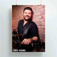 Onyourcases Chris Young Trending Custom Poster Silk Poster Wall Decor Best Home Decoration Wall Art Satin Silky Decorative Wallpaper Personalized Wall Hanging 20x14 Inch 24x35 Inch Poster