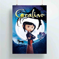 Onyourcases Coraline Custom Poster Silk Poster Wall Decor Best Home Decoration Wall Art Satin Silky Decorative Wallpaper Personalized Wall Hanging 20x14 Inch 24x35 Inch Poster
