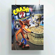 Onyourcases Crash Bandicoot 2 Custom Poster Silk Poster Wall Decor Best Home Decoration Wall Art Satin Silky Decorative Wallpaper Personalized Wall Hanging 20x14 Inch 24x35 Inch Poster
