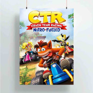 Onyourcases Crash Team Racing Nitro Fueled Custom Poster Silk Poster Wall Decor Best Home Decoration Wall Art Satin Silky Decorative Wallpaper Personalized Wall Hanging 20x14 Inch 24x35 Inch Poster