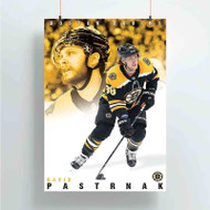 Onyourcases David Pastrn k Boston Bruins NHL Custom Poster Silk Poster Wall Decor Best Home Decoration Wall Art Satin Silky Decorative Wallpaper Personalized Wall Hanging 20x14 Inch 24x35 Inch Poster